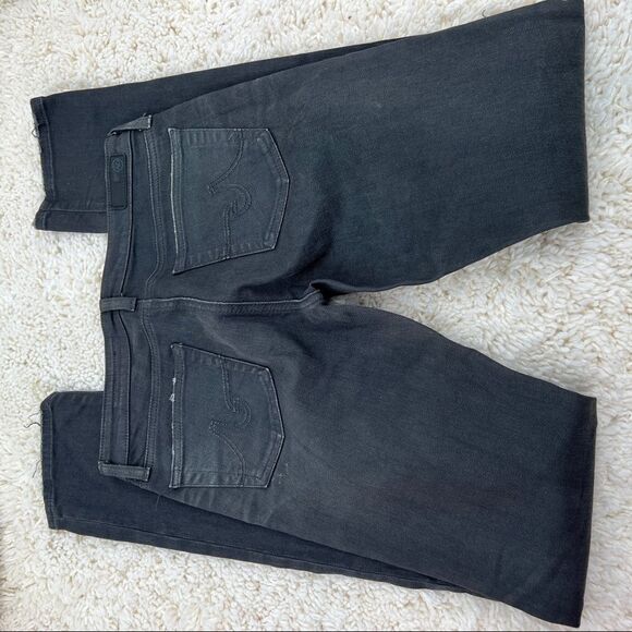 AG Adriano Goldschmied Premiere Skinny Straight Distressed Rip Whiskering Jeans - Picture 11 of 16